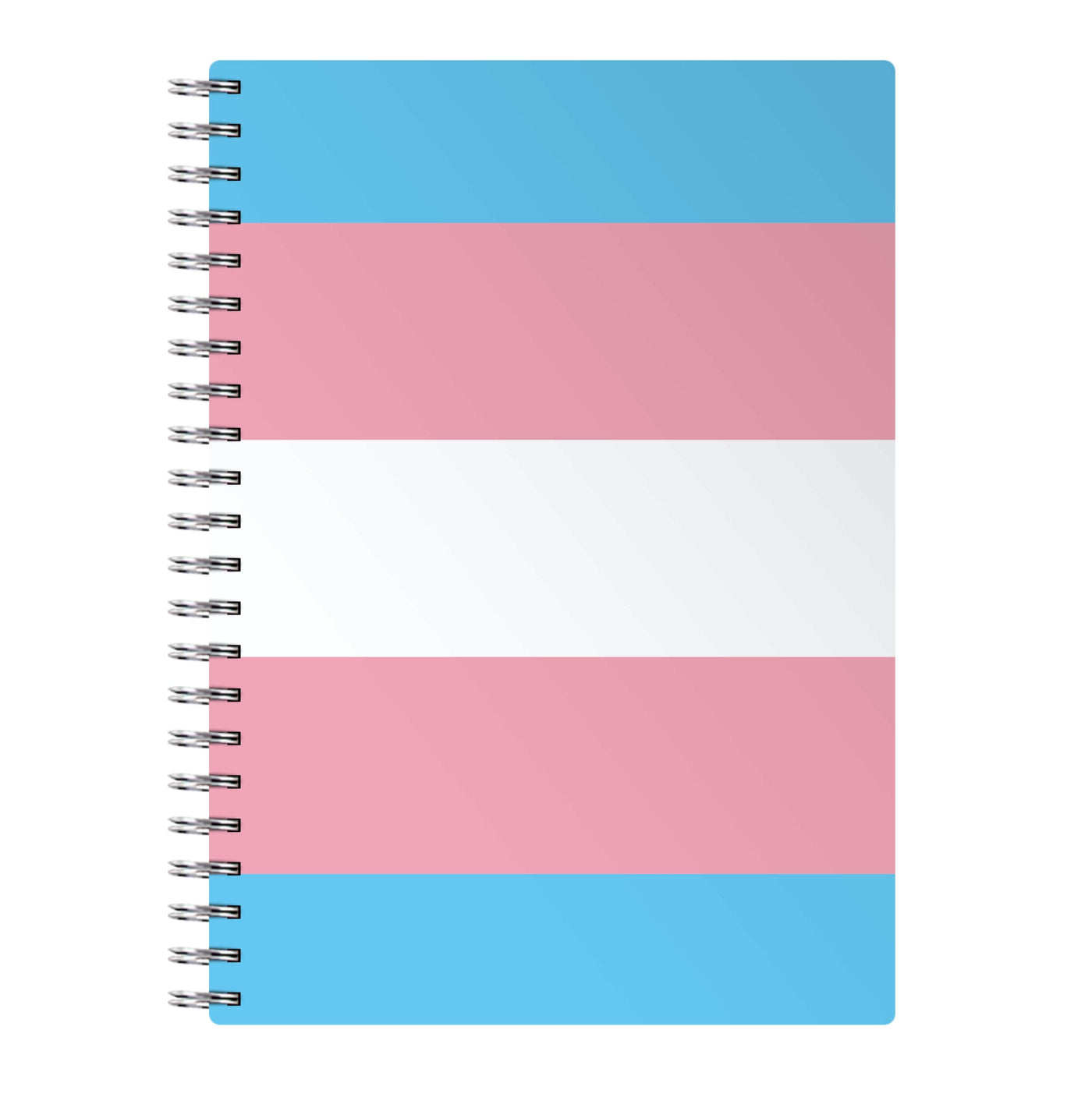 Trans Flag - Pride Notebook