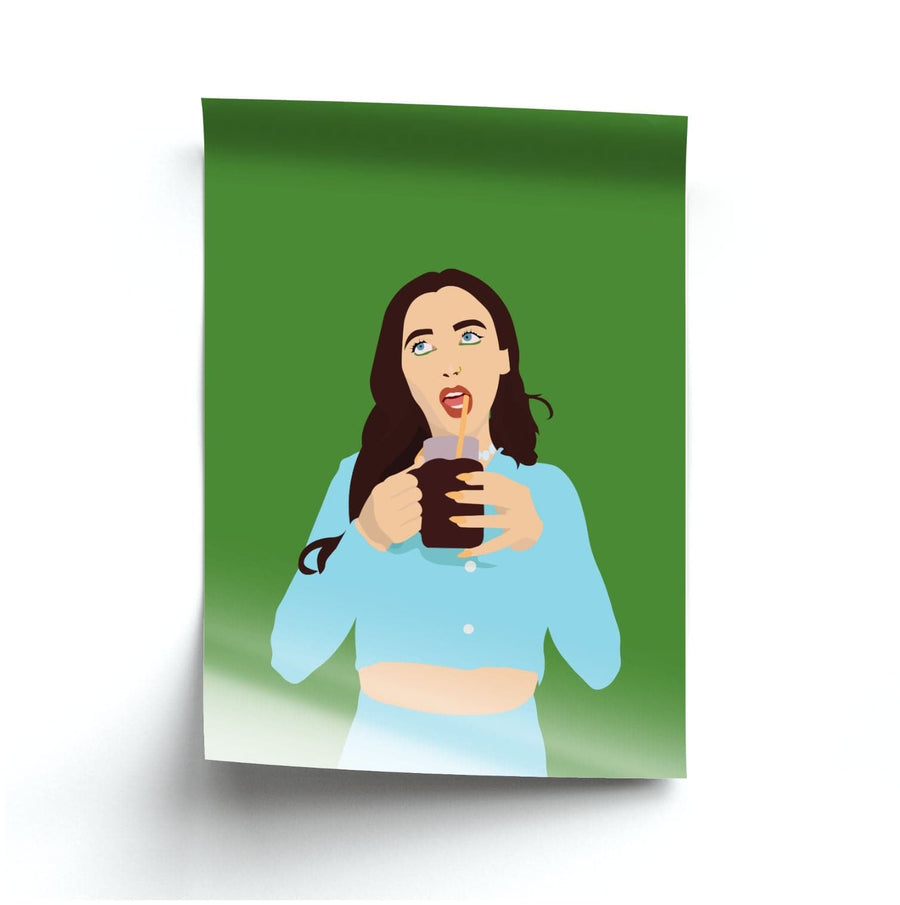 Drinking Coffee - Emma Chamerlain Poster