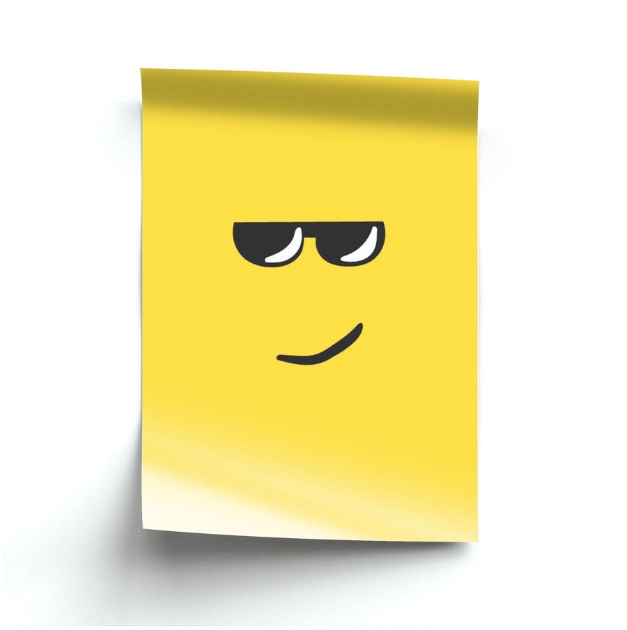 Yellow Face Shades - Roblox Poster