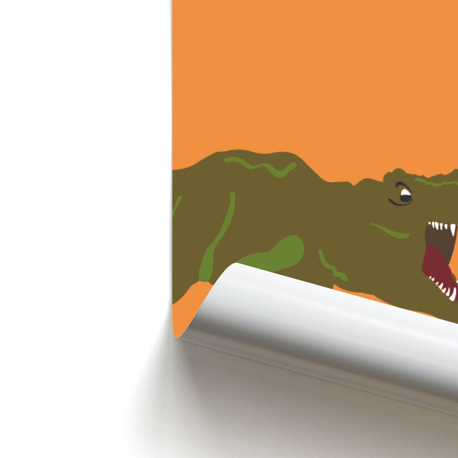 T-Rex - Jurassic Park Poster