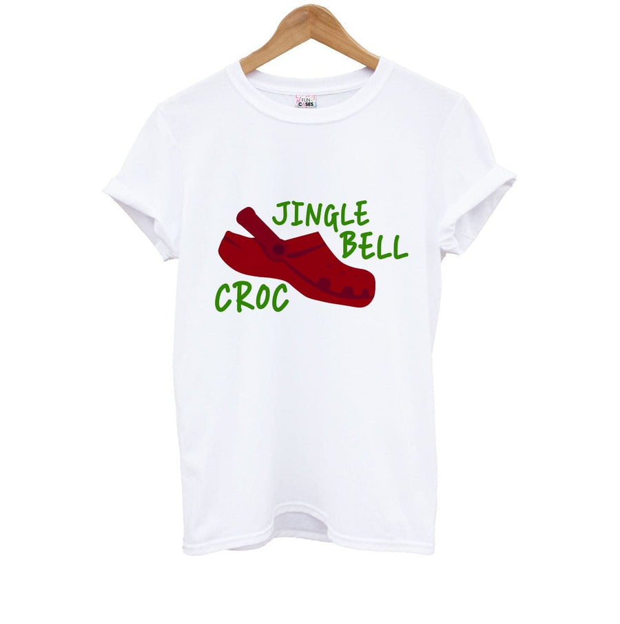 Jingle Bell Croc - Christmas Puns Kids T-Shirt