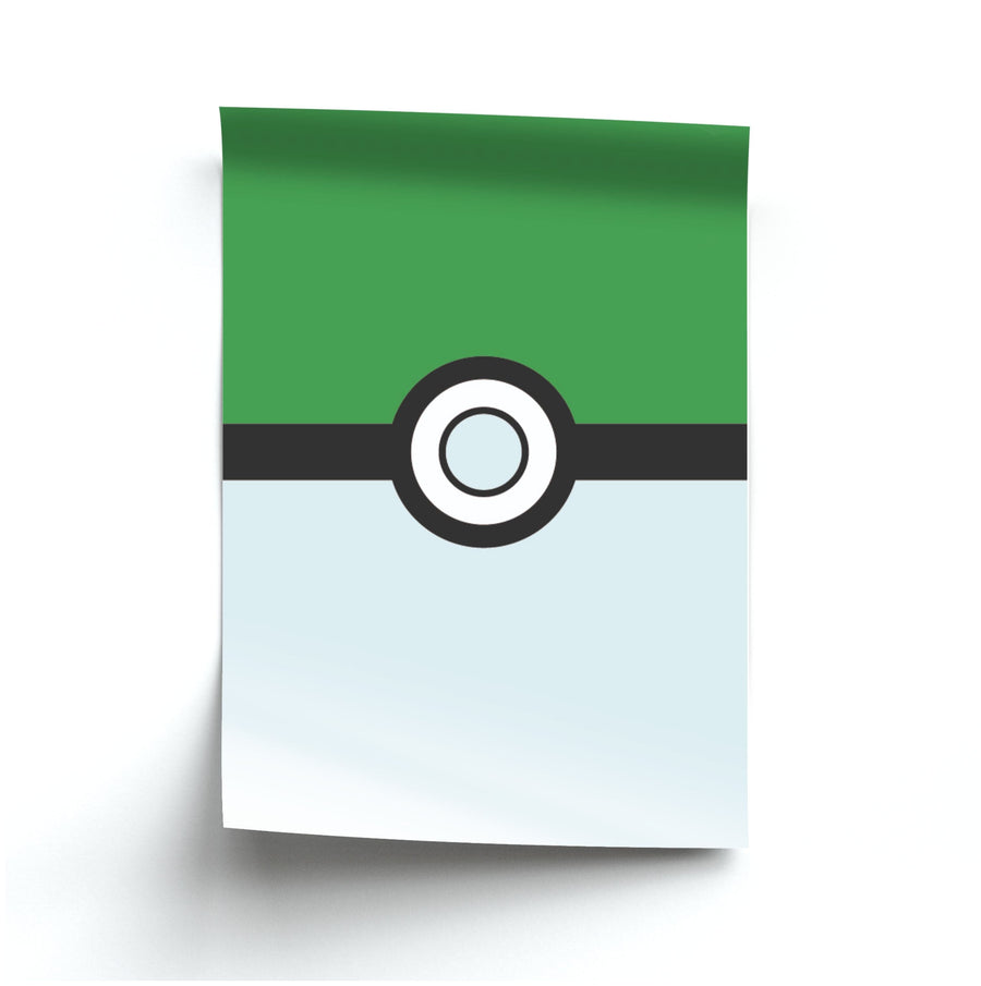 Green Ball - Pokemon Poster