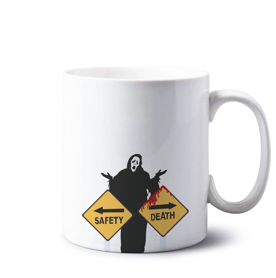 Safety Or Death - Scream Mug