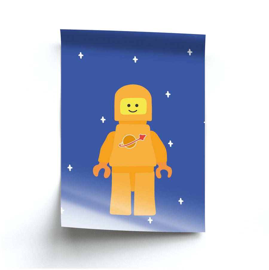 Astronaut - Bricks Poster