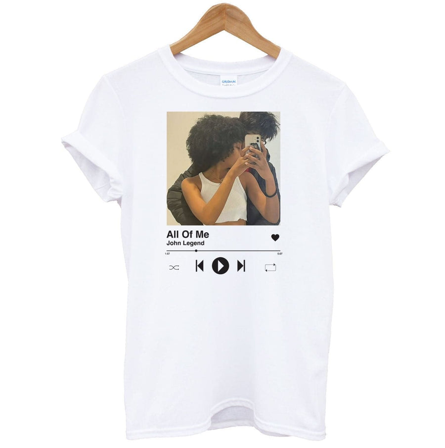 Album Cover - Personalised Couples T-Shirt