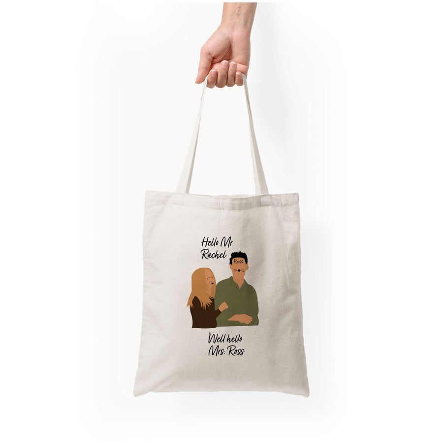 Mr Rachel & Mrs Ross - Friends Tote Bag