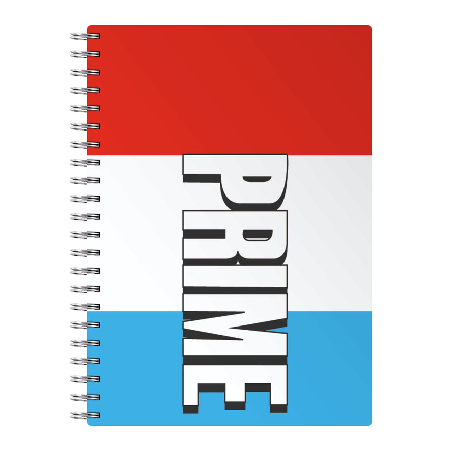 Prime - White And Red Notebook