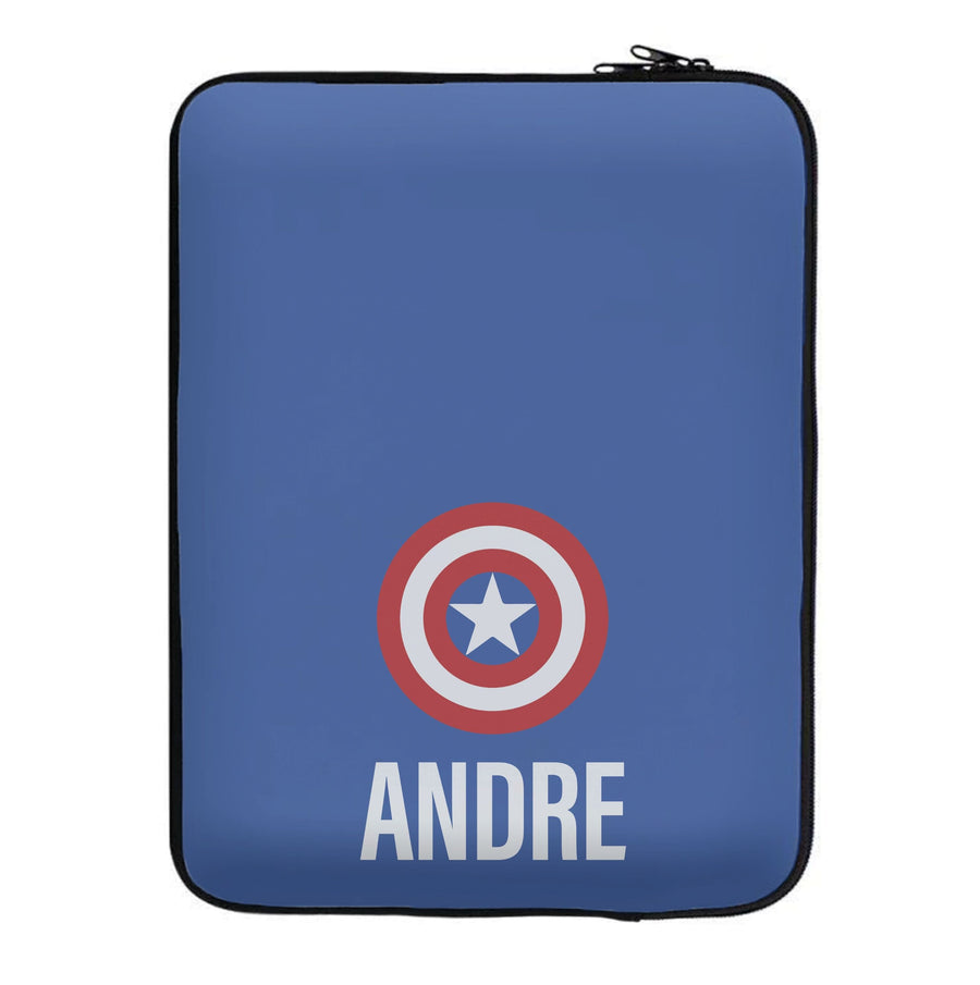 Captain America - Personalised Marvel Laptop Sleeve
