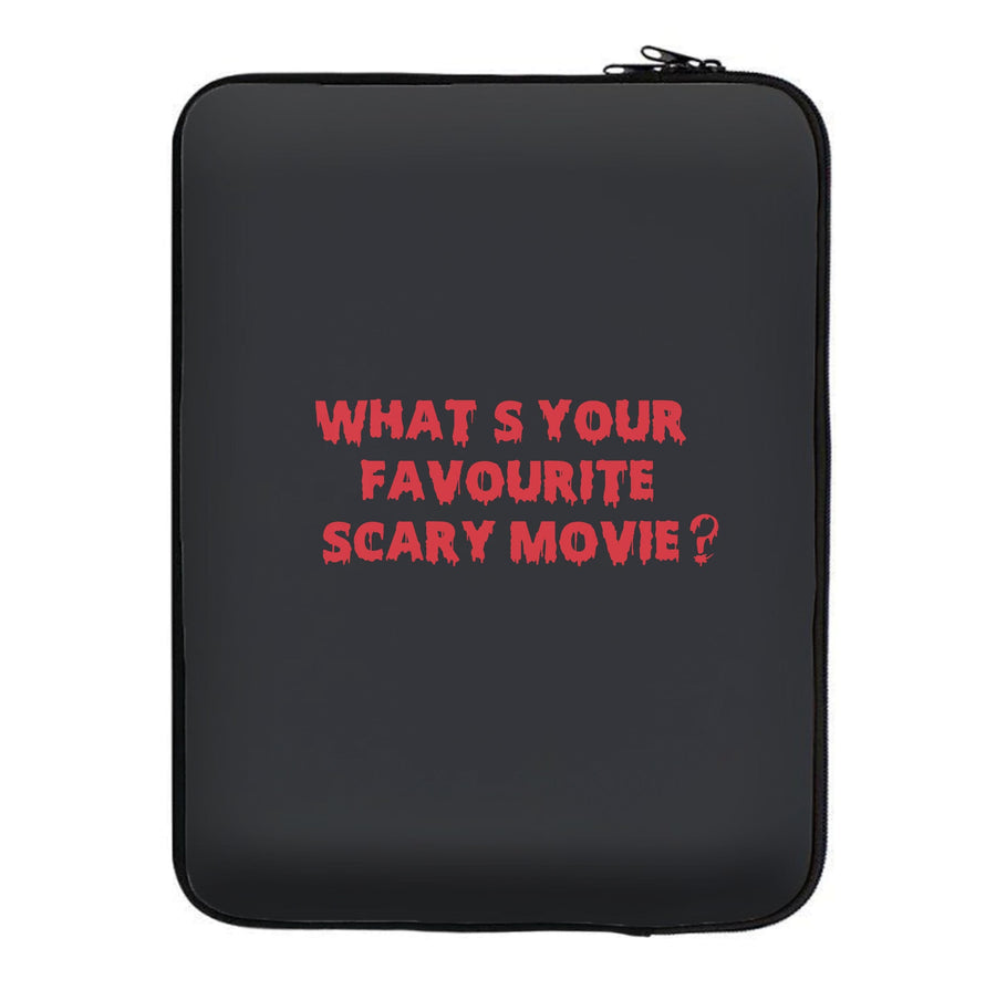 What's Your Favourite Scary Movie - Scream Laptop Sleeve