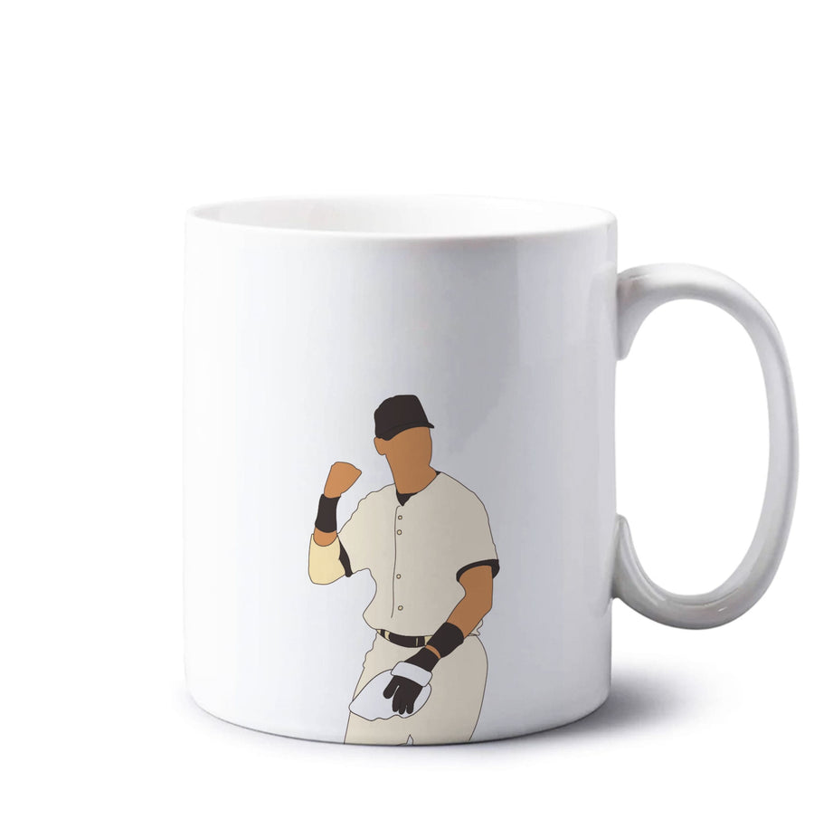 Derek Jeter Outline - Baseball Mug