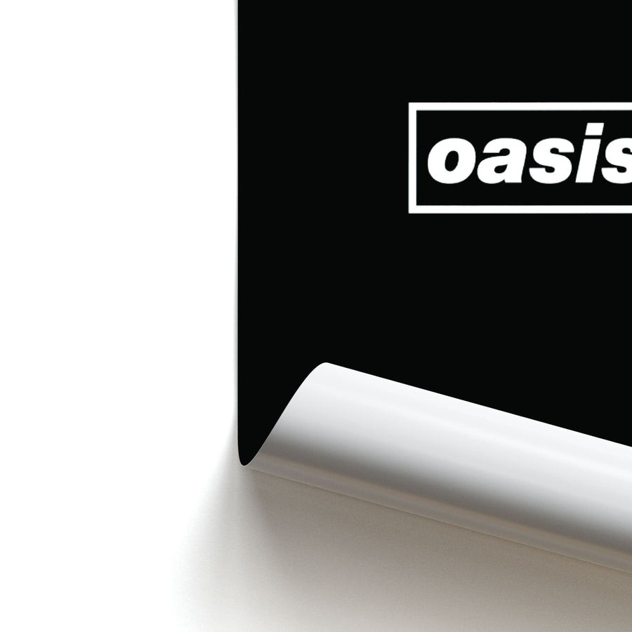Band Name Black - Oasis Poster