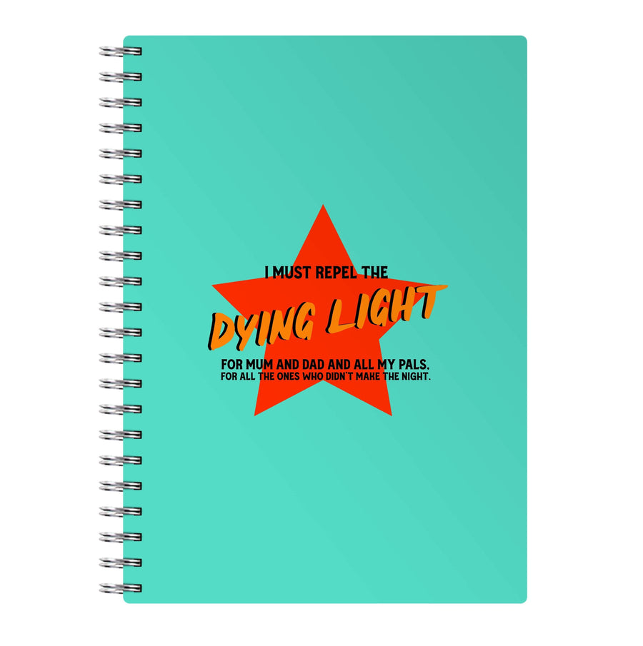 I Must Repel The Dying Light - Sam Fender Notebook