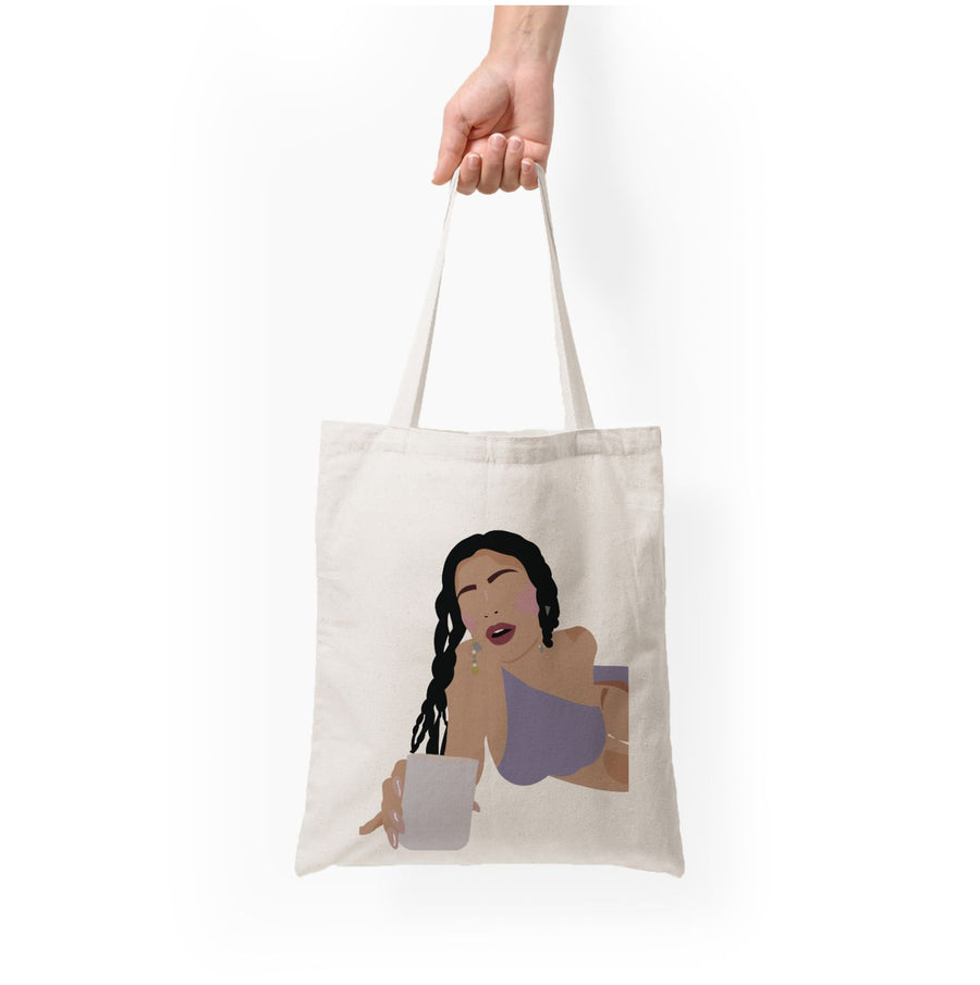 Faceless Kylie Jenner Tote Bag