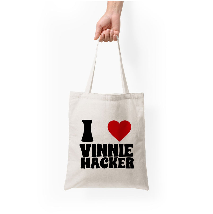 I Love Vinnie Hacker  Tote Bag