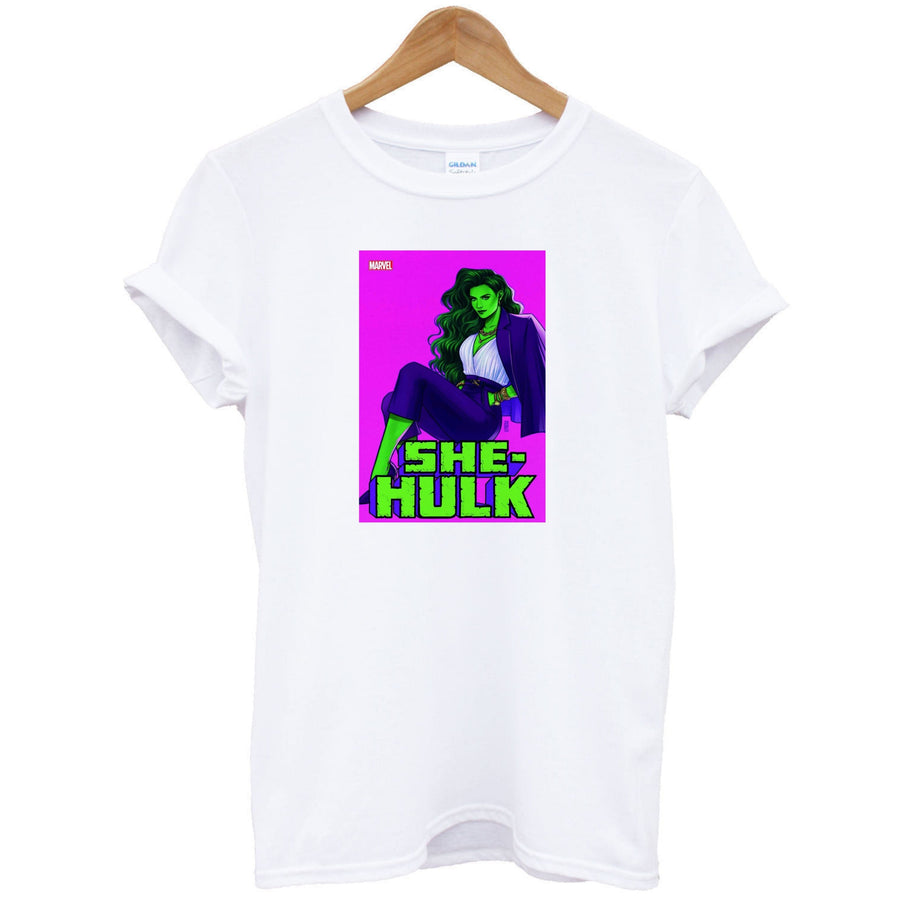 Suited Up - She Hulk T-Shirt