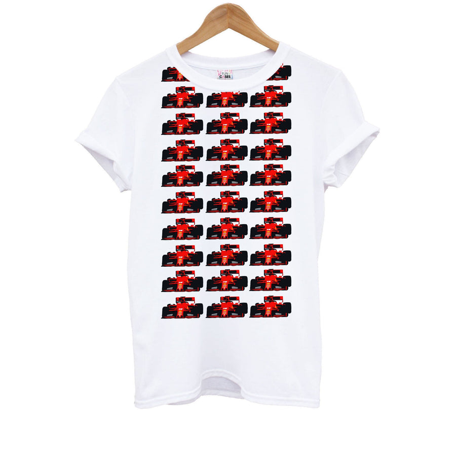 F1 Car Collage Kids T-Shirt