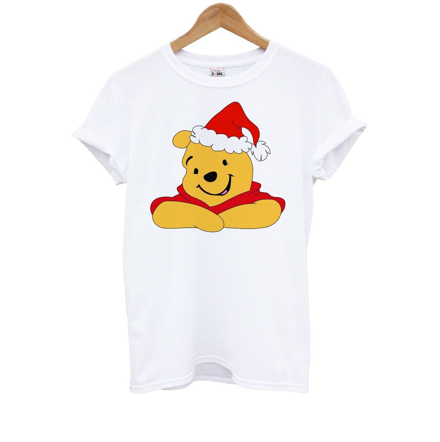 Winnie The Pooh Pattern - Disney Christmas Kids T-Shirt