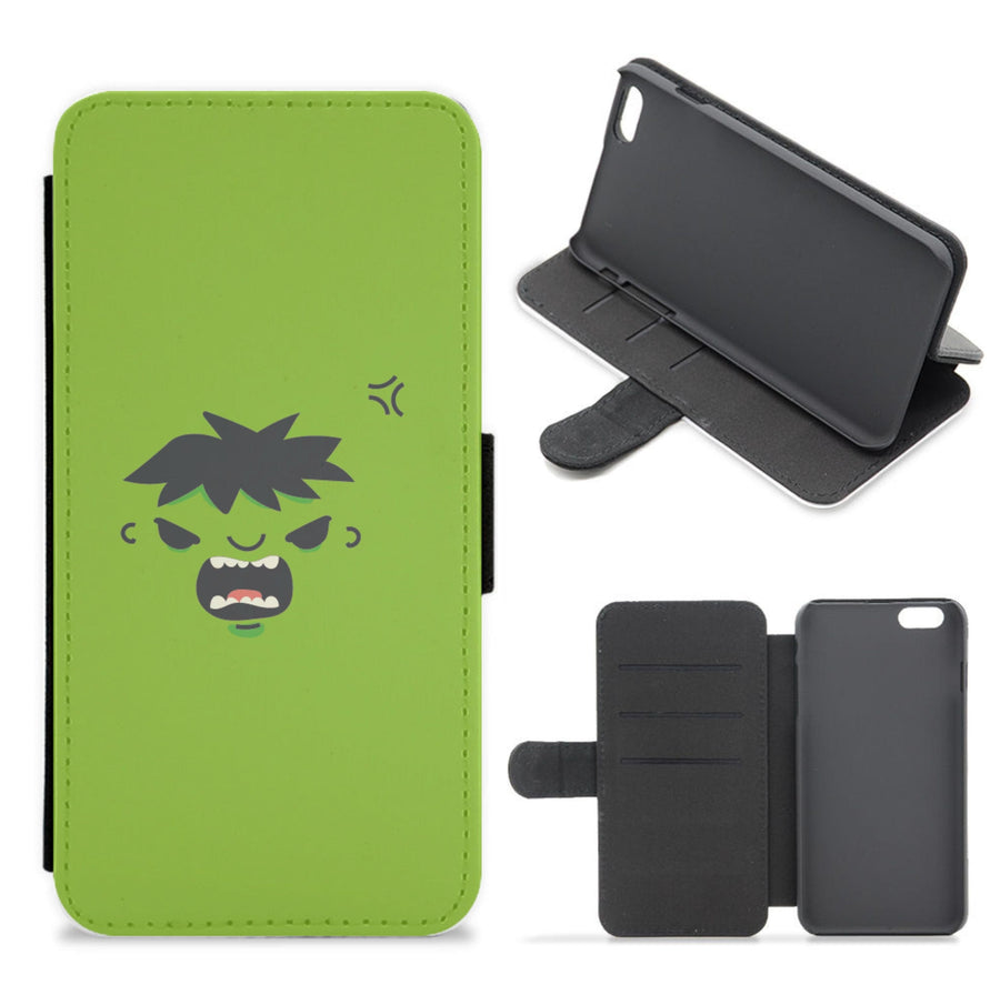 Hulk angry - Marvel Flip / Wallet Phone Case