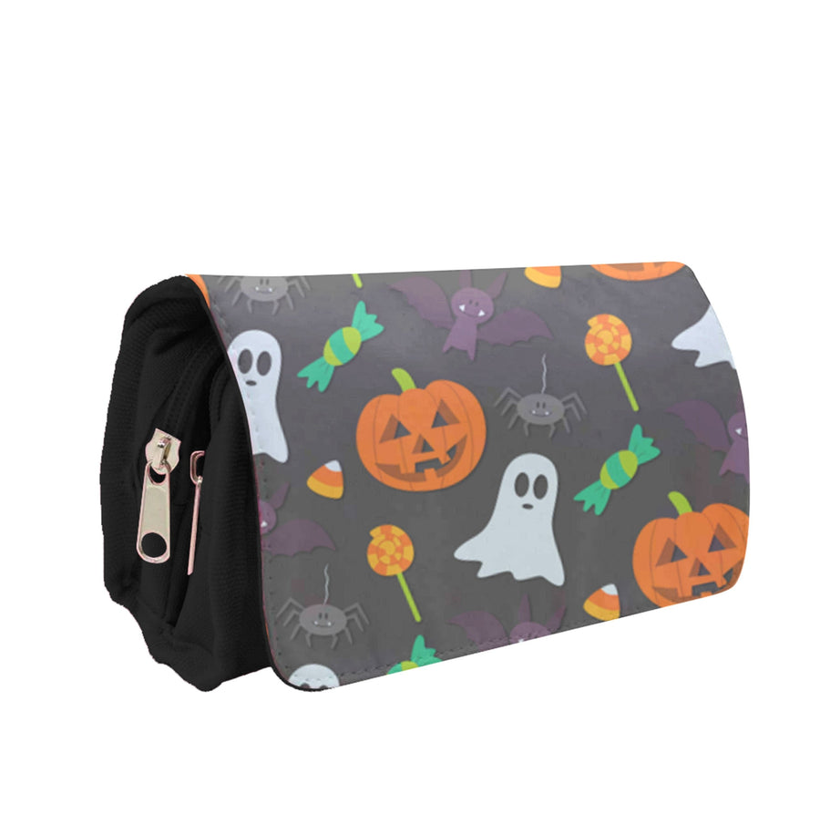 Colourful Halloween Pattern Pencil Case