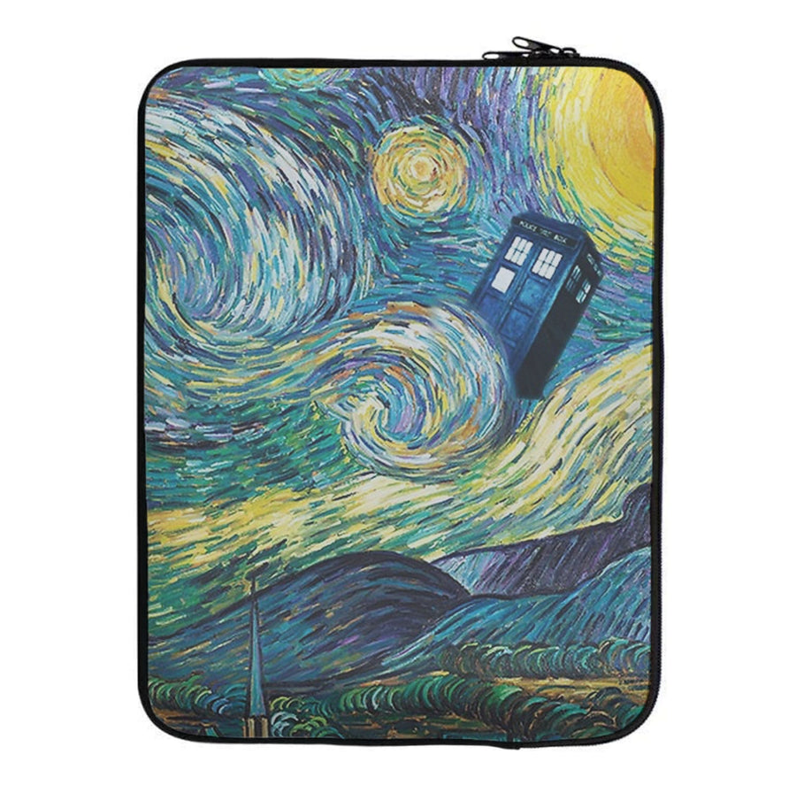 Starry Night Tardis - Doctor Who Laptop Sleeve