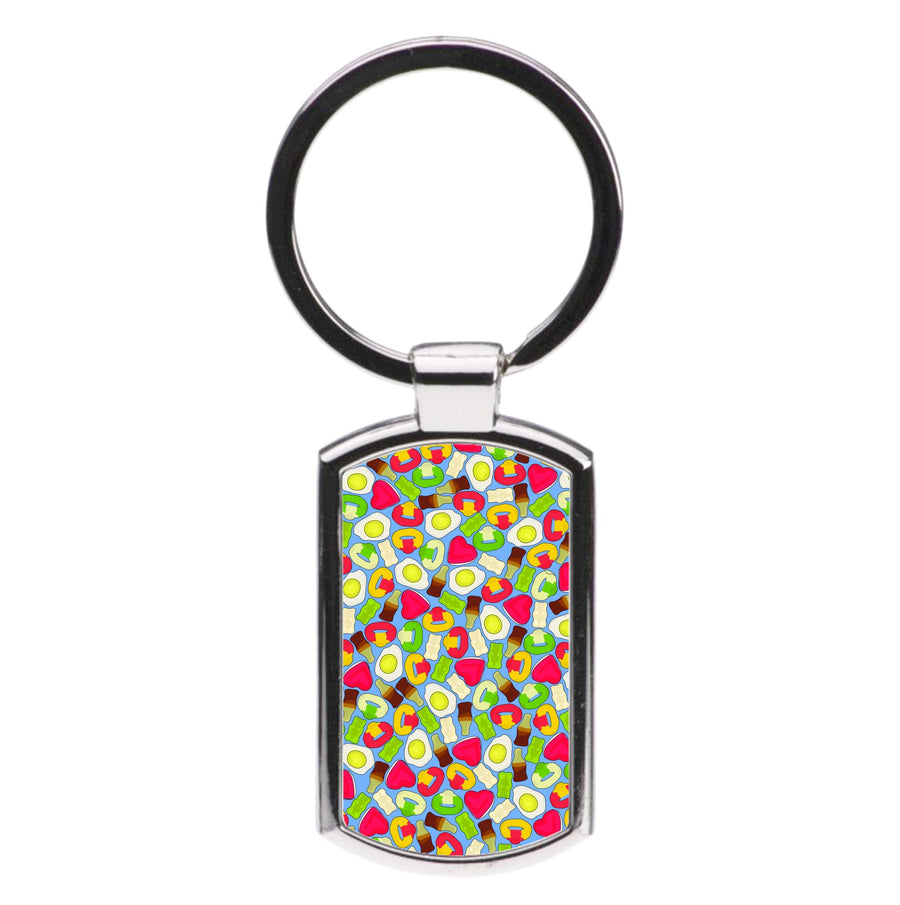 Gummy Sweets - Sweets Patterns Luxury Keyring