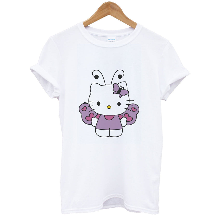 Butterfly - Hello Kitty T-Shirt