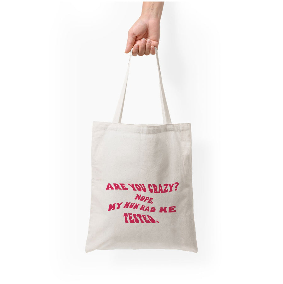Are You Crazy? - Young Sheldon Tote Bag