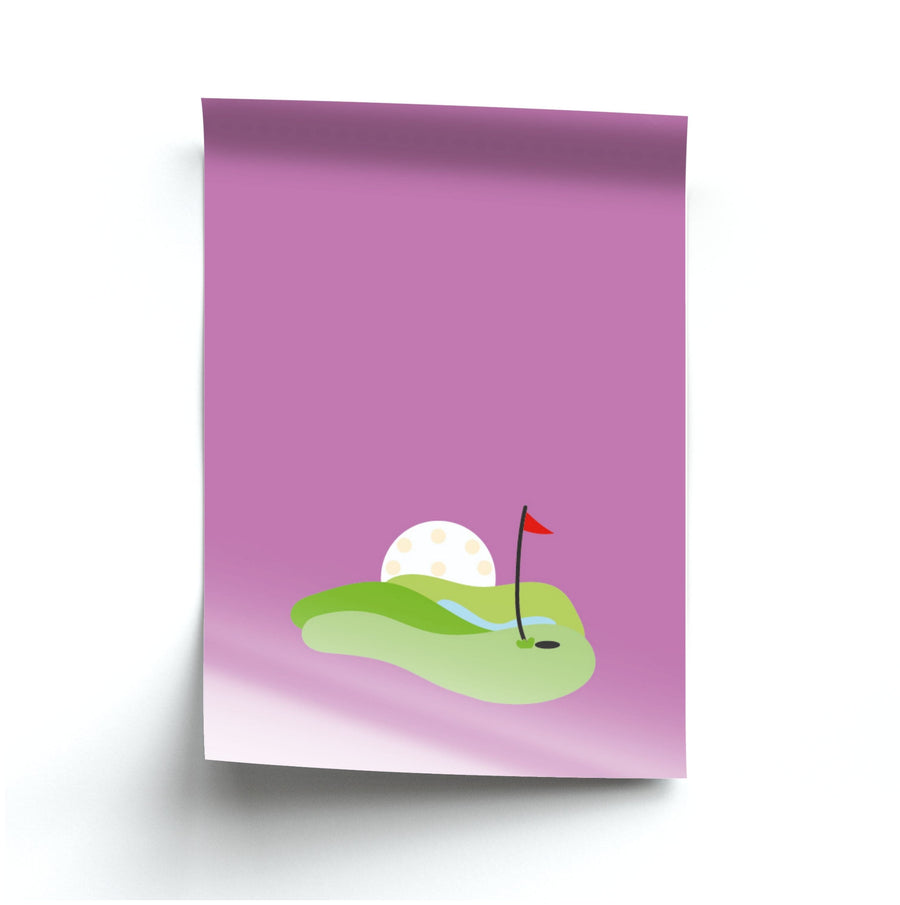 Golf course Poster