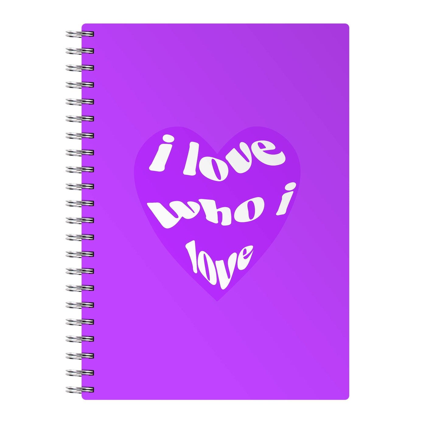 I love who I love - Pride Notebook