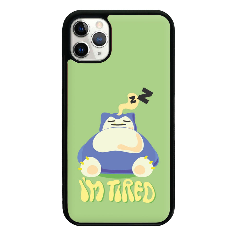 Tired Snorlax - Pokemon Phone Case