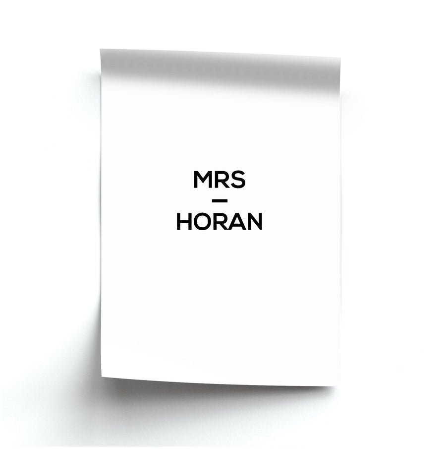 Mrs Horan - Niall Horan Poster