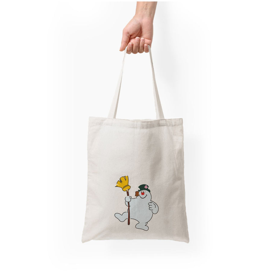 Broom - Frosty The Snowman Tote Bag