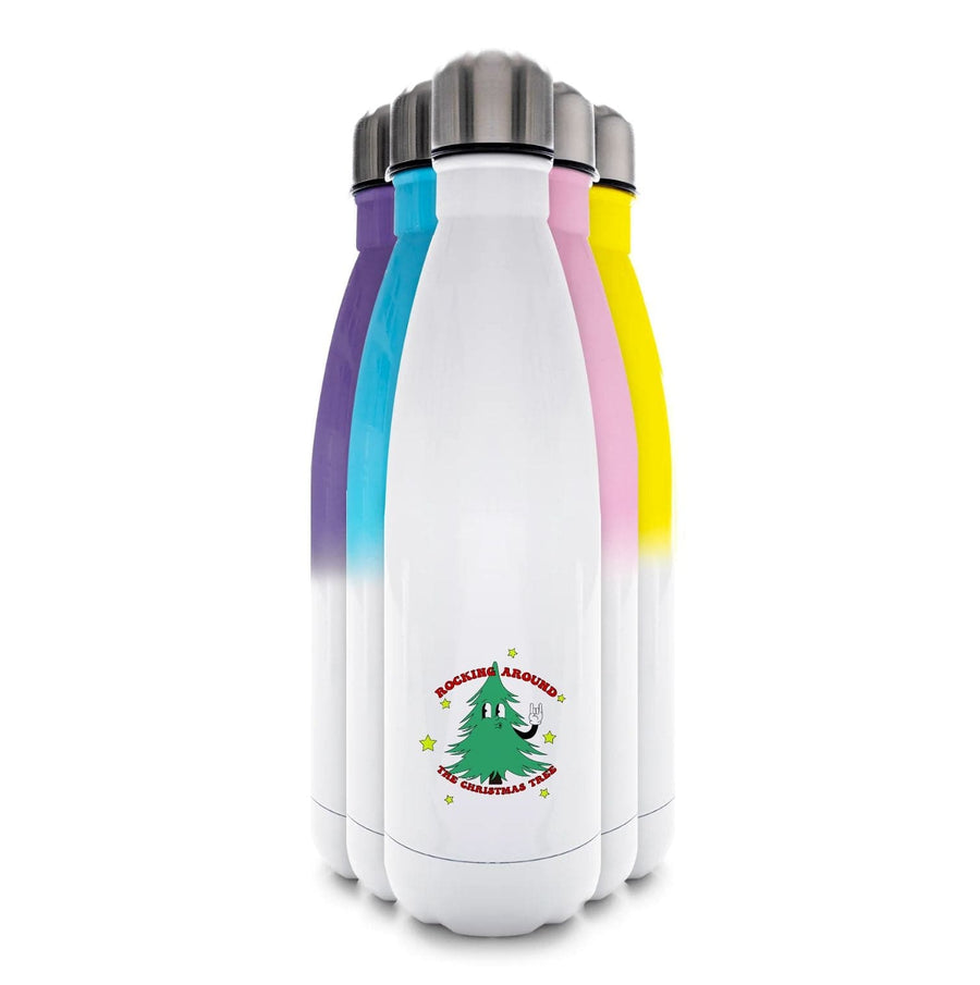 Rocking Around The Christmas Tree - Christmas Songs Water Bottle