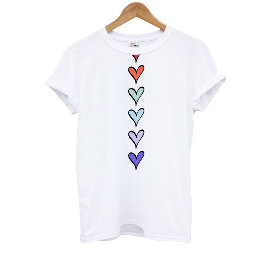 Love Heart Line Kids T-Shirt