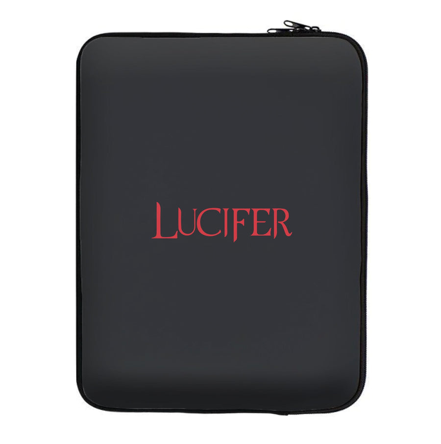 Lucifer Text Laptop Sleeve
