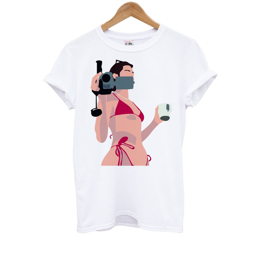 Camera - Kendall Jenner Kids T-Shirt