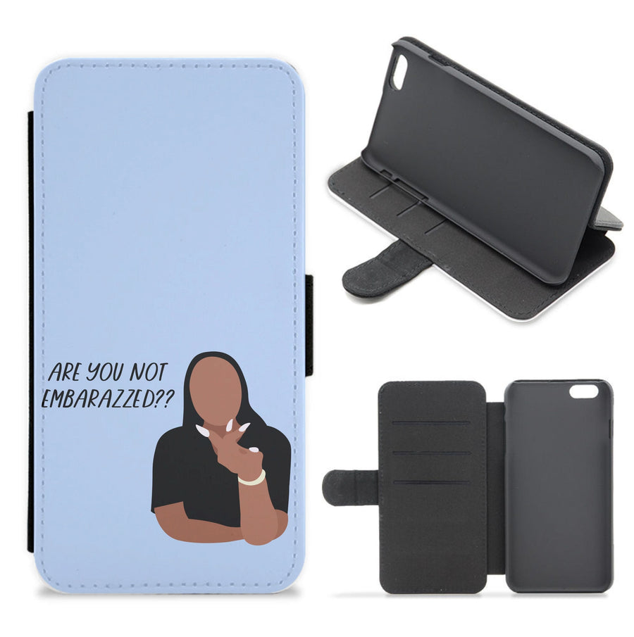 Are You Not Embarazzed? - British Pop Culture Flip / Wallet Phone Case