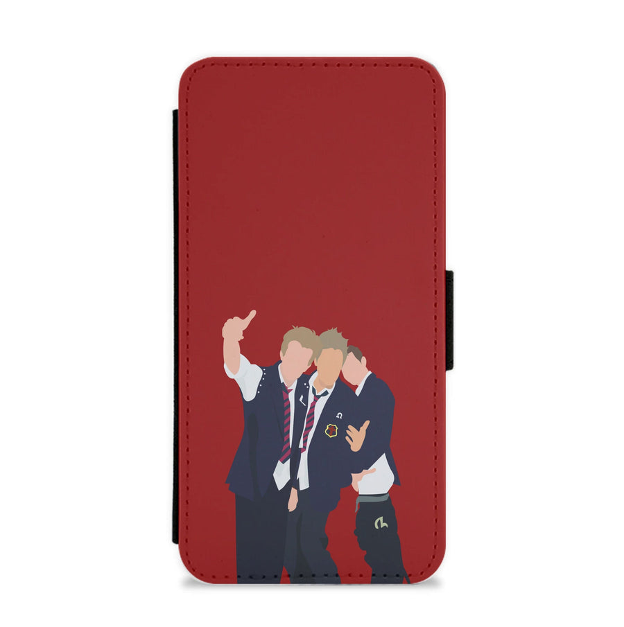School Clothes - Busted Flip / Wallet Phone Case