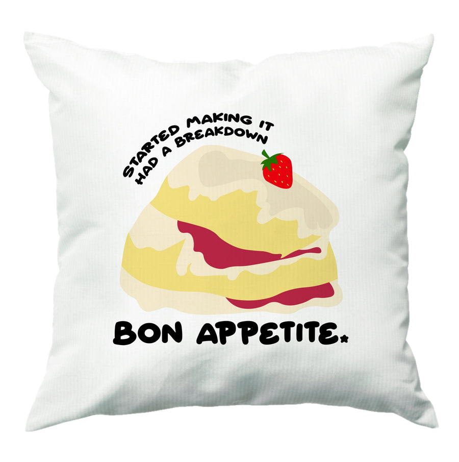 Bon Appetite - British Pop Culture Cushion