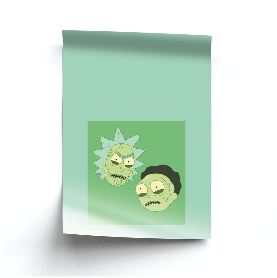 Melting - Rick And Morty Poster