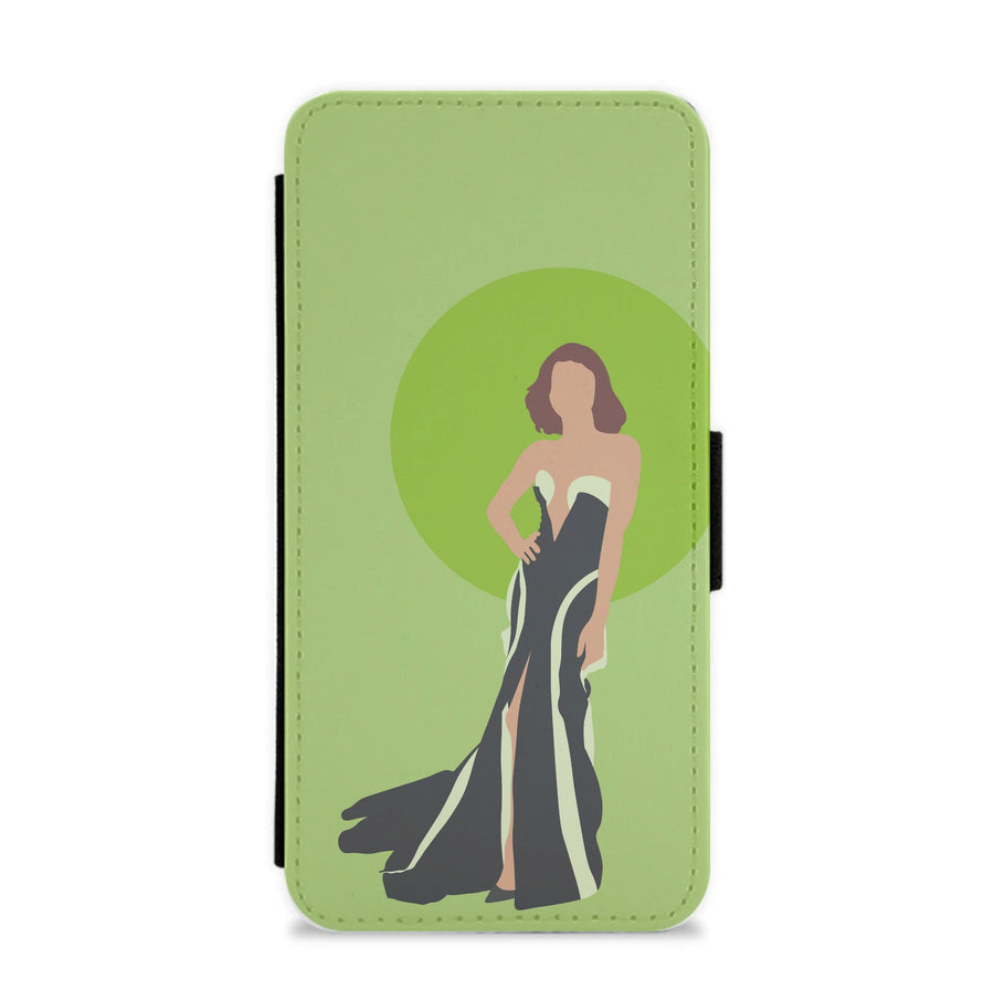 Green Dress - Zendaya Flip / Wallet Phone Case