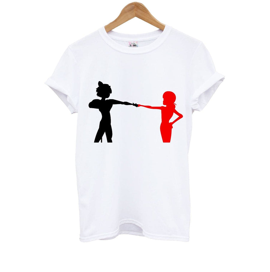 Red And Black - Miraculous Kids T-Shirt