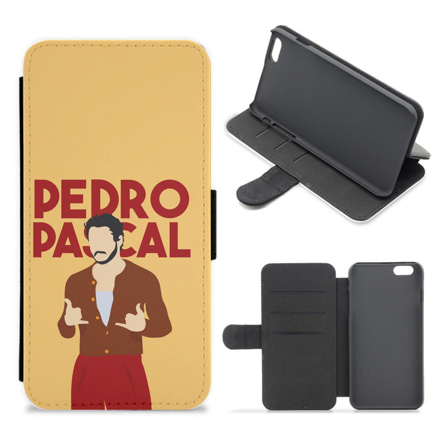 Hands Up - Pedro Pascal Flip / Wallet Phone Case