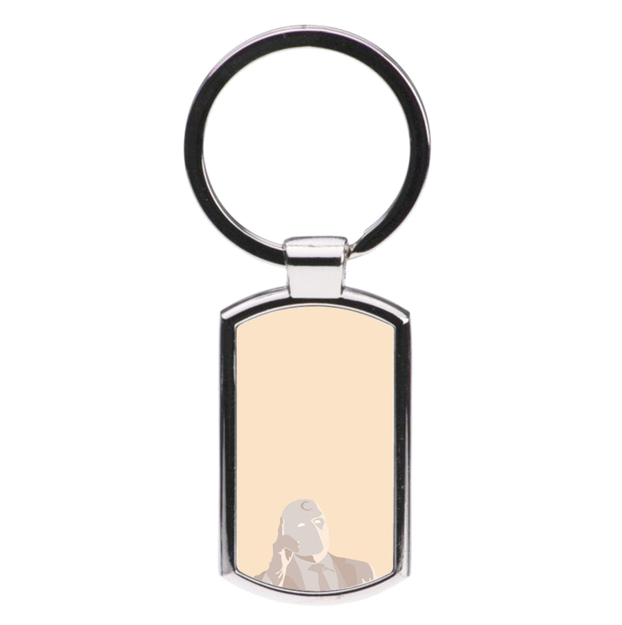 Pointing Up - Moon Knight Luxury Keyring
