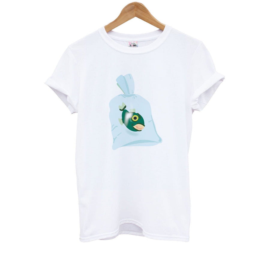 Fish In A Bag - Wednesday Kids T-Shirt