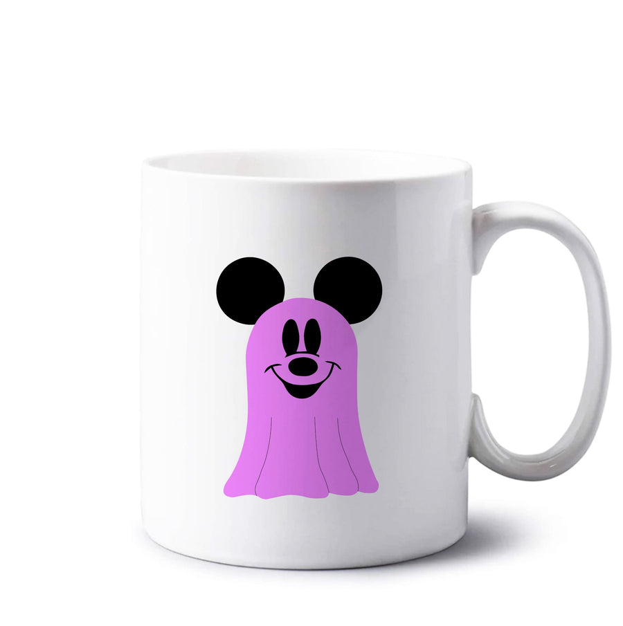 Mickey Mouse Ghost Pattern - Disney Halloween Mug