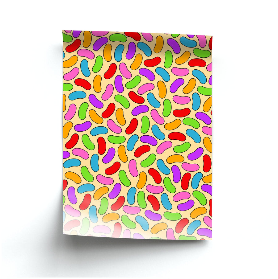 Jelly Beans - Sweets Patterns Poster