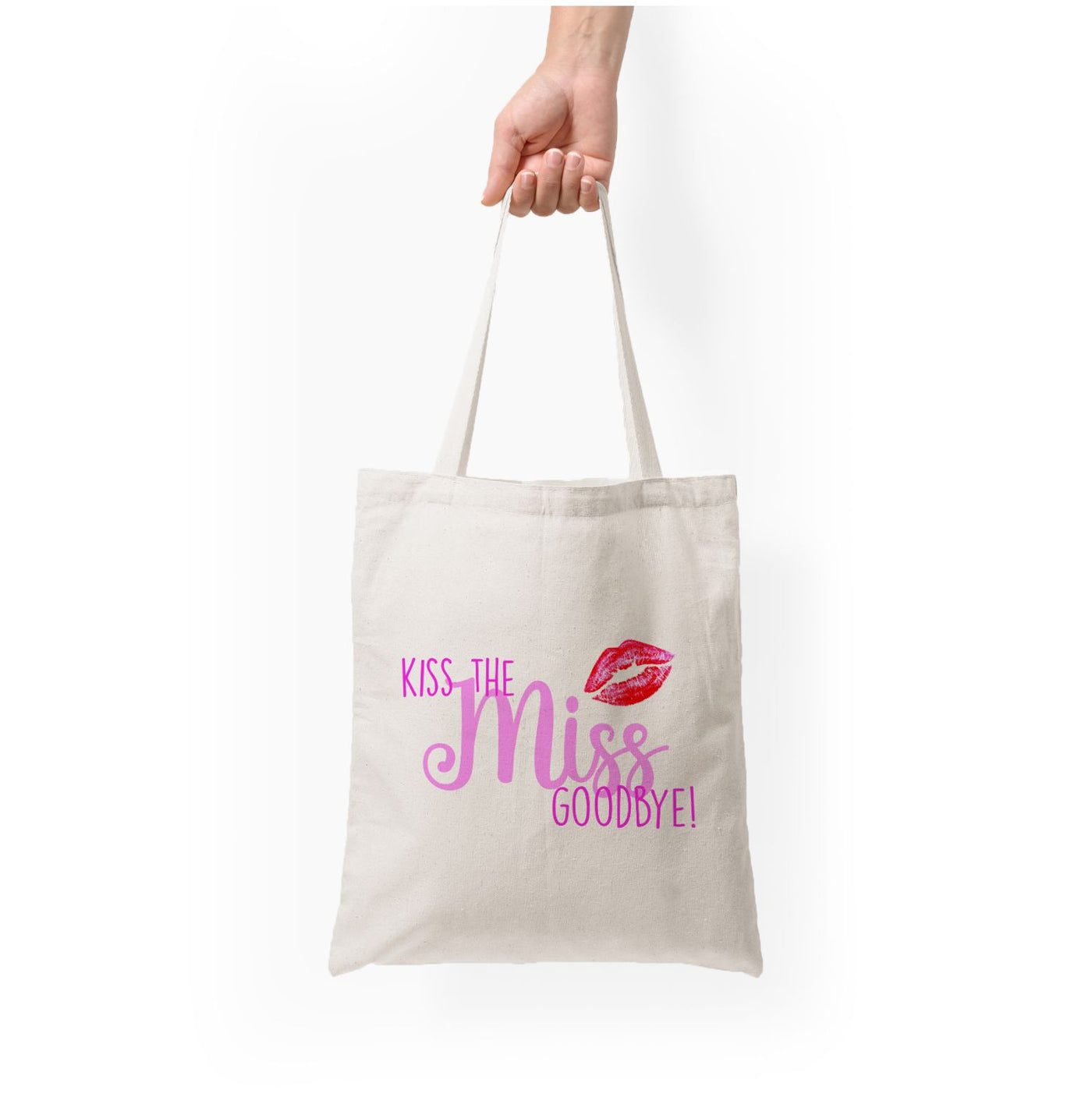 Kiss The Miss Goodbye - Bridal Tote Bag