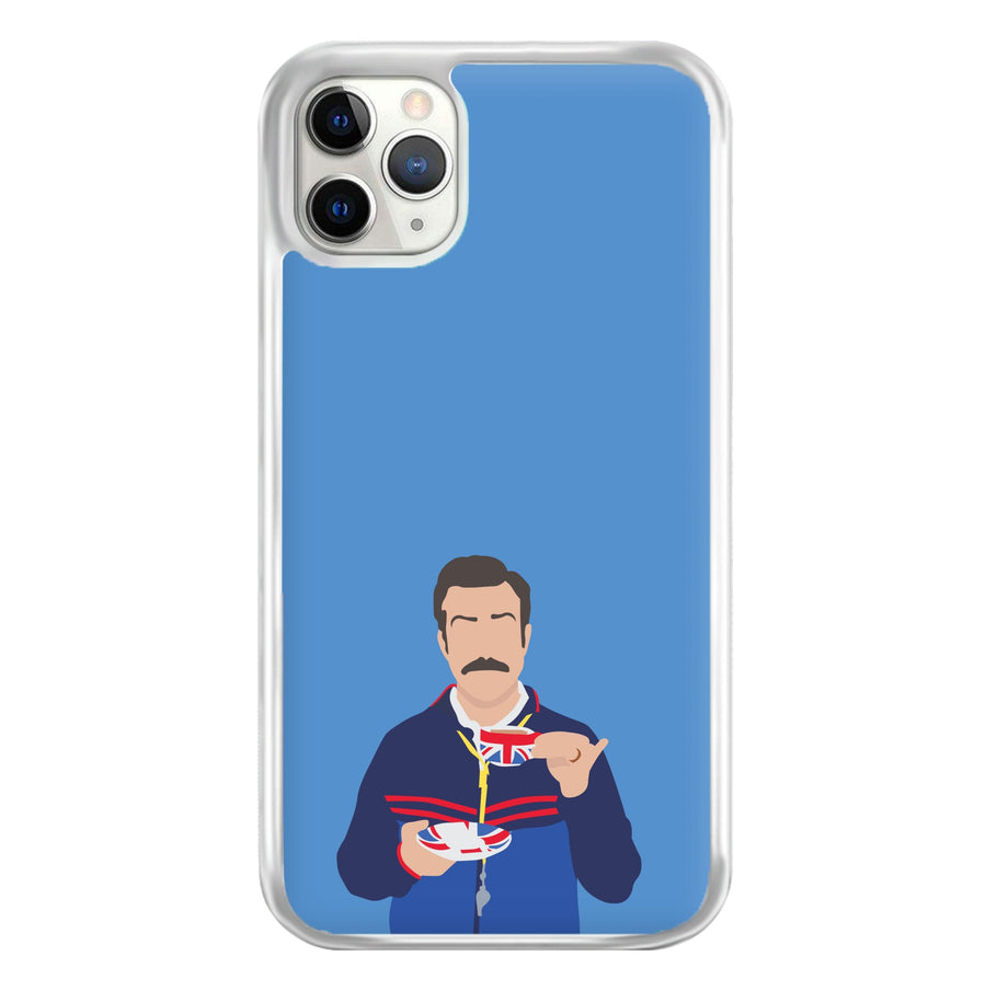 Ted Drinking Tea - Ted Lasso Phone Case