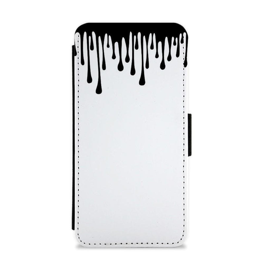 Kylie Jenner - Black Dripping Cosmetics Flip / Wallet Phone Case - Fun Cases